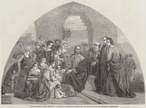 Christ Blessing Little Children by Marshall Claxton